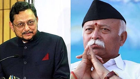 माजी सरन्यायाधीश बोबडे यांनी घेतली सरसंघचालक भागवत यांची भेट