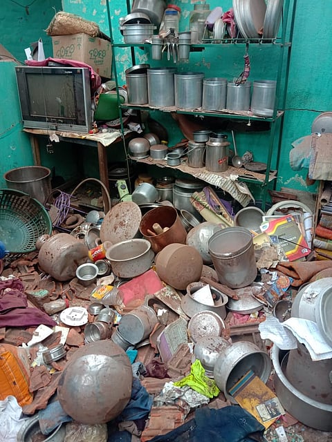 कोल्हापूर : टाकाळ्यात गॅस सिलिंडरचा स्फोट; २ गंभीर जखमी