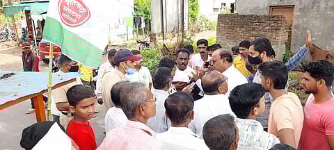 परिक्रमा यात्रा : पोलिस आंदोलकांमध्ये बाचाबाची, हेरवाडमध्ये तणाव