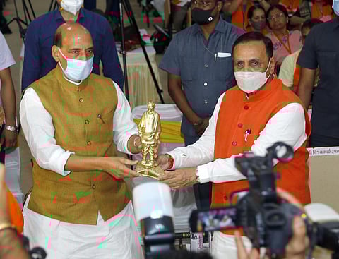 भाजप सरकारला दहशतवादी घाबरले आहेत; संरक्षणमंत्री राजनाथ सिंग