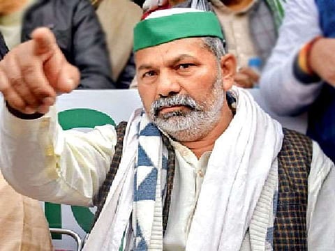 शेतकऱ्यांना अडवाल तर फोडून काढू; राकेश टिकैत यांचा इशारा