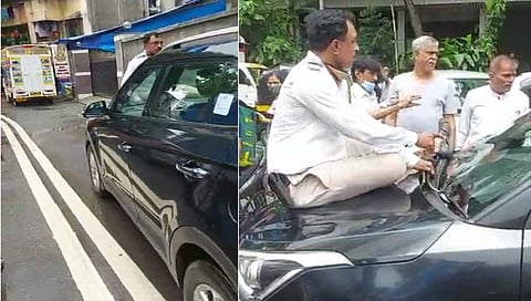 Traffic Police : वाहतूक पोलिसाला कारच्या बोनेटवर नेले फरफटत अंधेरीमधील प्रकार