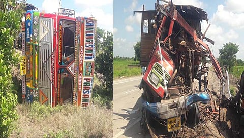 जालना : उभ्या ट्रकला भरधाव ट्रकची धडक; दोन ठार एक जखमी