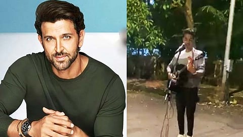 कॉलेजच्या फी साठी रस्त्यावर गाणाऱ्या तरुणाला हृतिक रोशनचा कडक सॅल्युट (video)