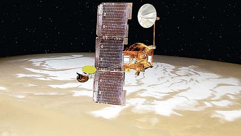 नासा च्या यानाने मंगळाभोवती पूर्ण केल्या ८८ हजार फेर्या