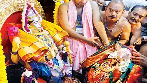 अंबाबाई व त्र्यंबोली भेटीचा सोहळा उत्साहात