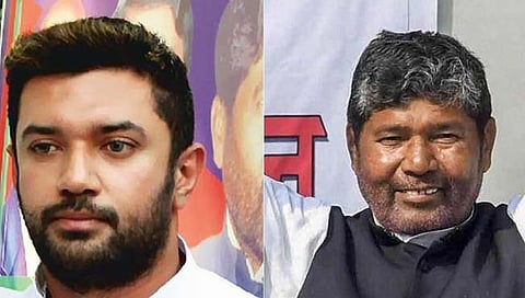 चिराग पासवान आणि पशुपति कुमार पारस ( संग्रहित छायाचित्र )