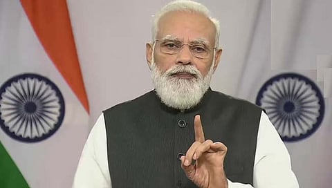 १०० कोटी लसीकरण हे प्रत्येक प्रश्नाचे उत्तर; नरेंद्र मोदी यांचा विरोधकांना टोला
