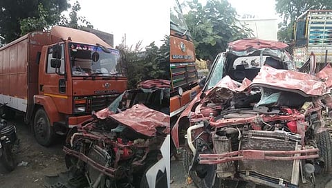Accident: नांदूरशिंगोटे येथे झालेल्या अपघातात तीन मेडिकल रिप्रेझेंटेटिव्ह ठार