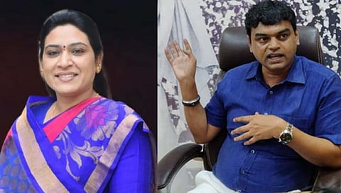 आमदार सरोज अहिरे आणि माजी आमदार योगेश घोलप