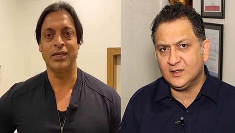 शोएब अख्तर आणि वृत्तनिवेदक नौमान नियाज