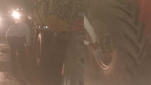 वाळवा ऊसदर आंदोलन चिघळले; जयंत पाटील यांच्या कारखान्यांच्या वाहनांची तोडफोड