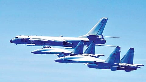 China-India dispute : भारताच्या सीमेवर चीनची बॉम्बर विमाने!