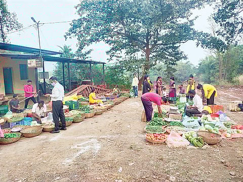 कार्ला आठवडे बाजार पुन्हा सुरू