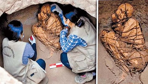 पेरू देशात 800 वर्षांपूर्वीच्या ममीचा शोध