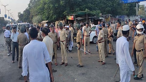 त्रिपुरा दंगलीचे नांदेडात पडसाद; मुस्लीम समाजाच्या मोर्चाला हिंसक वळण