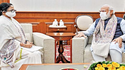 Mamata-Modi Meet : मुख्यमंत्री ममता बनर्जींनी घेतली पंतप्रधानांची भेट