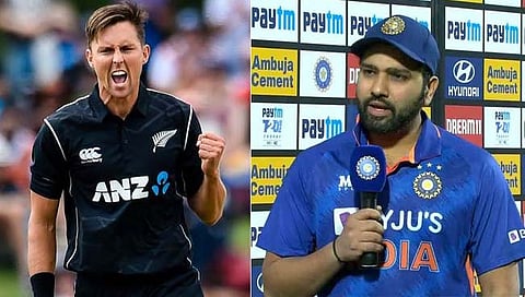 रोहित शर्मा ट्रेंट बोल्टला म्हणाला, मी सांगितलेली ट्रीक माझ्याविरुद्धच वापरलीस