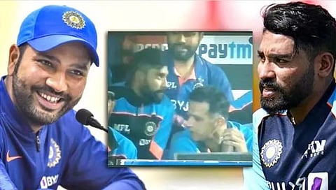 Rohit vs Siraj : रोहित शर्माची मोहम्मद सिराजला थप्पड, Video व्हायरल