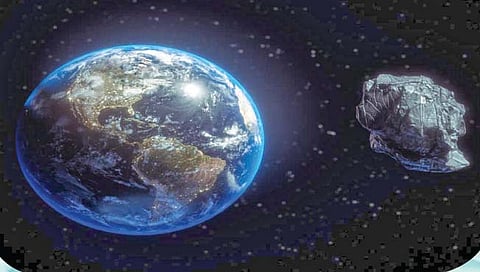 पृथ्वीजवळून वेगाने गेला विशाल लघुग्रह