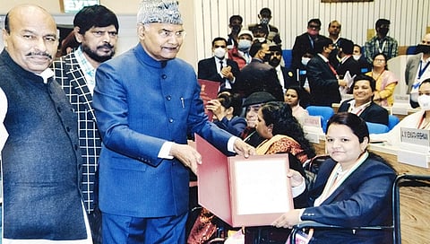 वैष्णवी सुतार : गडहिंग्लजच्या लेकीचा राष्ट्रपतींच्या हस्ते गौरव