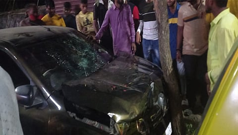 सातारा : मद्यपी कारचालकाला जमावाचा चोप; अनेक वाहनांना धडक, चौघे जखमी