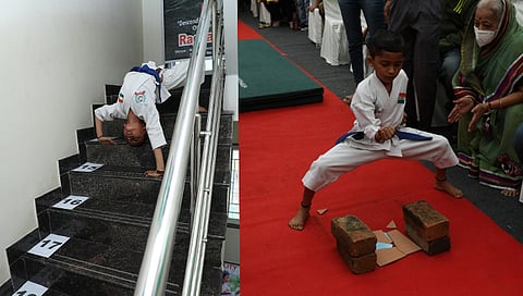 Raghav Bhangade’s record : सहा वर्षीय चिमुकल्याचा विक्रम; १.१३ मिनिटांत उतरला १०२ पायऱ्या