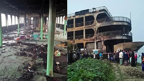 बांगलादेश : ३ मजली जहाजाला भीषण आग, ३९ जणांचा मृत्यू