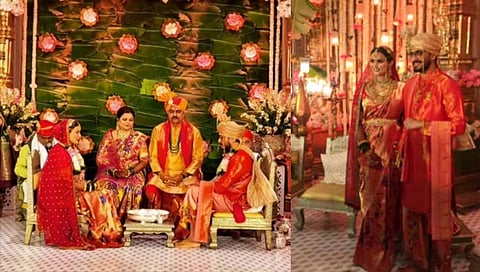 इंदापूर : हर्षवर्धन पाटील यांची कन्या अंकिता झाली ठाकरे कुटूंबाची सून; विवाहसोहळा संपन्न