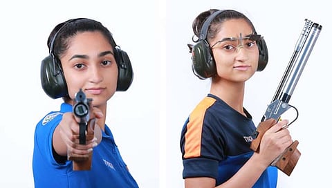 राष्ट्रीय स्पर्धेत नेमबाज अनुष्का पाटील हिची सुवर्णपदकावर माेहर