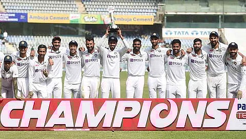 Team India win INDvNZ www.pudhari.com