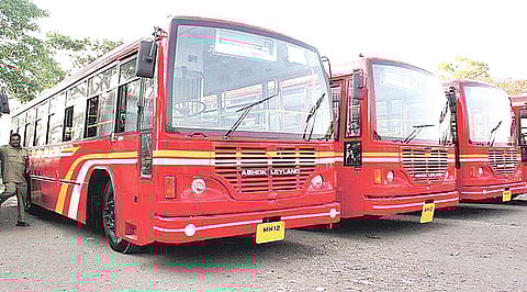 Passengers increased, bus trips decreased.