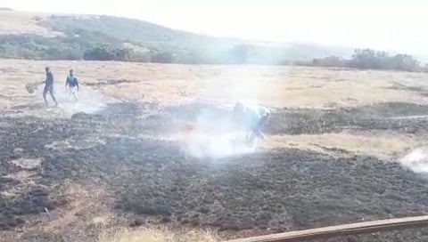 सातारा : कास पुष्प पठारावर अज्ञातांकडून आग