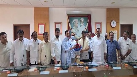 सातारा जिल्हा बँक : अध्यक्षपदी नितीन काका पाटील, उपाध्यक्षपदी अनिल देसाईंची बिनविरोध निवड