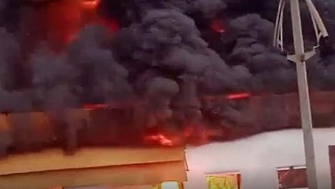 इचलकरंजी : केमिकल फॅक्टरीला भीषण आग