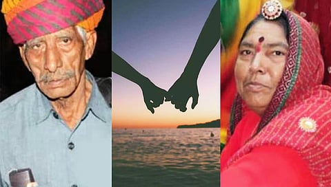 एक दुजे के लिए : पतीचा मृतदेह पाहताच पत्नीने जागीच सोडला जीव