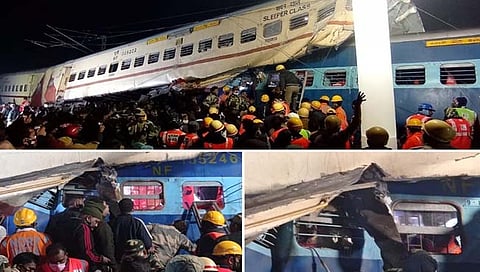 गुवाहाटी-बिकानेर एक्स्प्रेसला अपघात; ९ ठार, ४५ जखमी