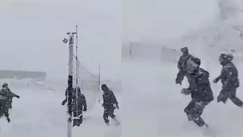 indian army : सलाम... जिथं चिनी लोक थरथर कापतात, तिथं आमचे जवान व्हॉलीबॉल खेळतात; व्हिडिओ व्हायरल