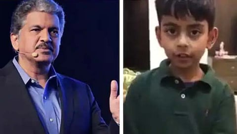 जीवनात आनंदी कसे राहाल? चिमुकल्याच्या व्हिडीओवर उद्योगपती आनंद महिंद्रा प्रभावीत