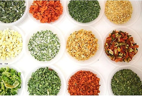 Dehydrated vegetable