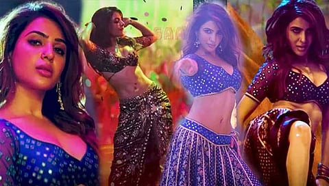 Samantha viral video : सामंथा पुष्पा सिनेमातील गाण्याची प्रॅक्टिस करताना गेली थकून