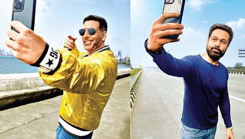 सेल्फी लेले रे! अक्षय कुमार-इम्रान हाश्मी एकत्र सेल्फीमध्ये