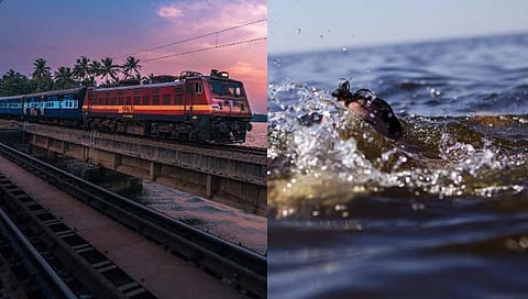 धावत्या रेल्वेतून मुलगा पडला वैनगंगा नदीत, त्याला वाचवताना आईचाही रेल्वे खांबाला आदळून मृत्यू