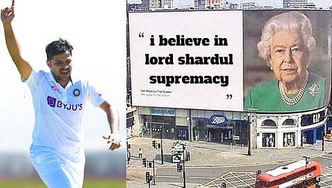 Lord Shardul Memes : शार्दुलच्या वर्चस्वावर ब्रिटनची राणी फिदा!