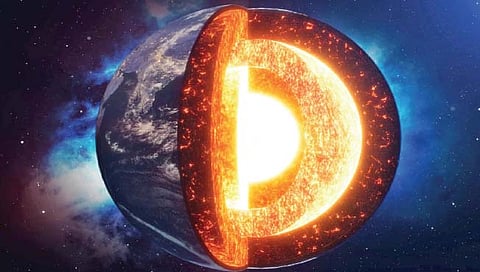 वेगाने थंड होत आहे पृथ्वीचा अंतर्गत भाग