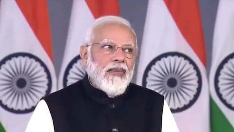 pm modi viral video : ऐनवेळी टेलिप्राॅम्टर बंद पडला अन् पीएम मोदींचा उडाला गोंधळ