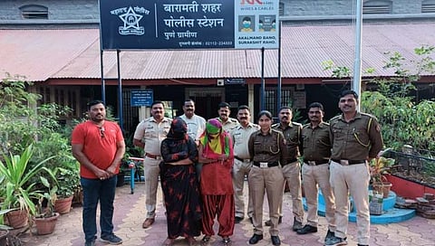 बारामती : बाजारपेठेत दुकान फोडणाऱ्या दोन महिलांना अटक