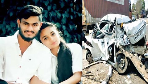 बेळगाव : कणगलेजवळ राष्ट्रीय महामार्गावर युवक, युवती ठार