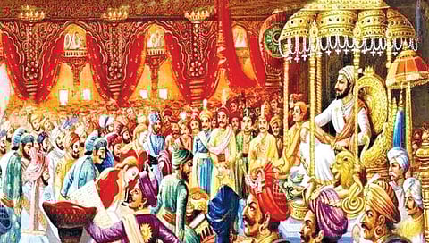 शिवराज्याभिषेक प्रेरणादायी घटना