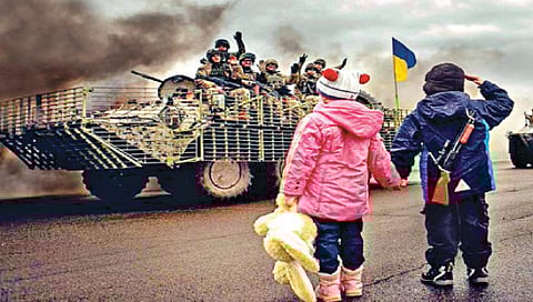 Russia Ukraine war : रशिया-युक्रेनमध्ये चर्चेची तयारी; रशियानं आक्रमणाची तीव्रता केली कमी